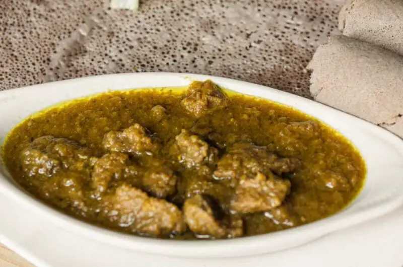 alicha siga wot (ethiopian yellow beef stew) recipe