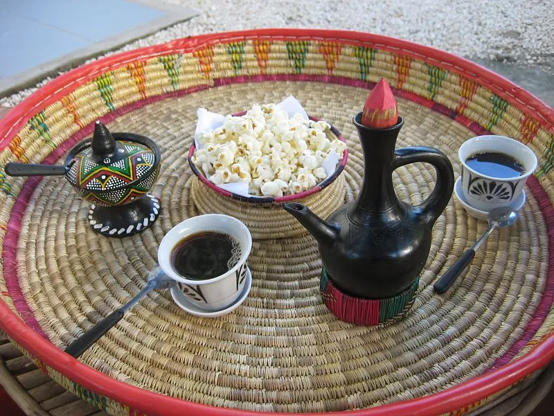 fendisha ethiopian coffee ceremony