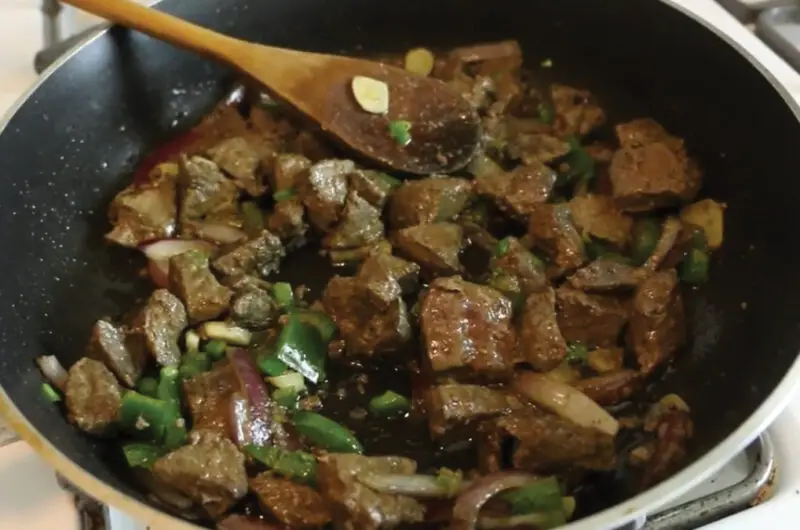 gubet tibs (ethiopian fried liver) recipe